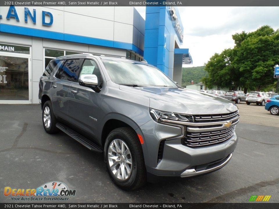 2021 Chevrolet Tahoe Premier 4WD Satin Steel Metallic / Jet Black Photo #4
