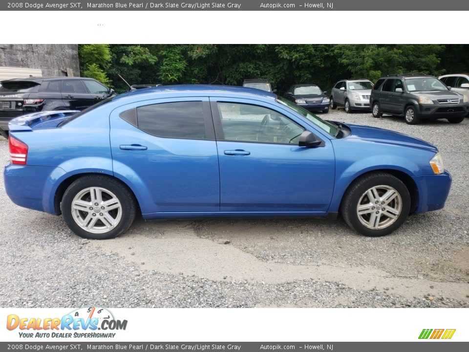 2008 Dodge Avenger SXT Marathon Blue Pearl / Dark Slate Gray/Light Slate Gray Photo #10