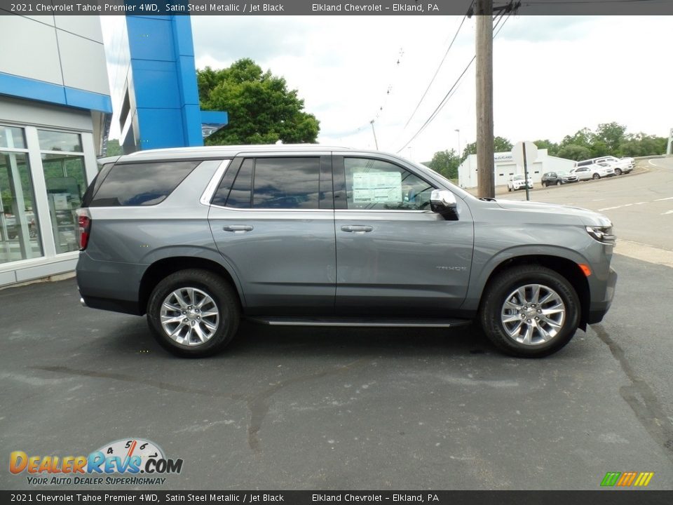 2021 Chevrolet Tahoe Premier 4WD Satin Steel Metallic / Jet Black Photo #6