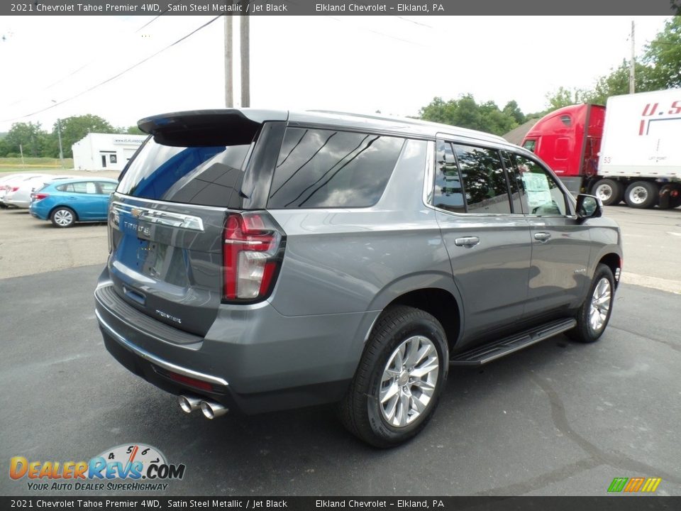 2021 Chevrolet Tahoe Premier 4WD Satin Steel Metallic / Jet Black Photo #7