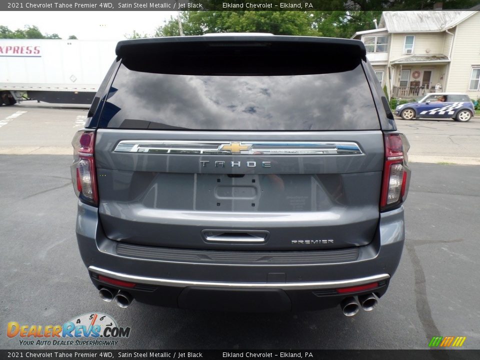 2021 Chevrolet Tahoe Premier 4WD Satin Steel Metallic / Jet Black Photo #8
