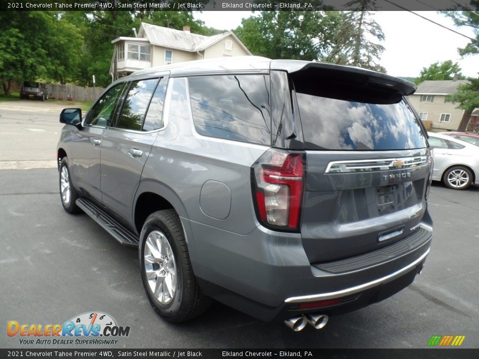 2021 Chevrolet Tahoe Premier 4WD Satin Steel Metallic / Jet Black Photo #9