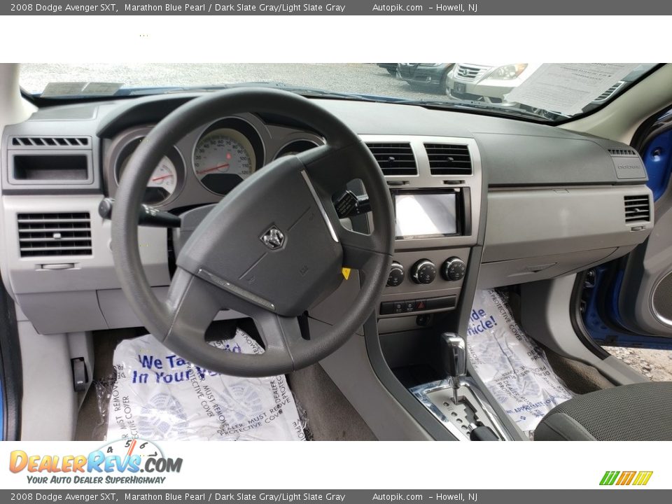 2008 Dodge Avenger SXT Marathon Blue Pearl / Dark Slate Gray/Light Slate Gray Photo #16
