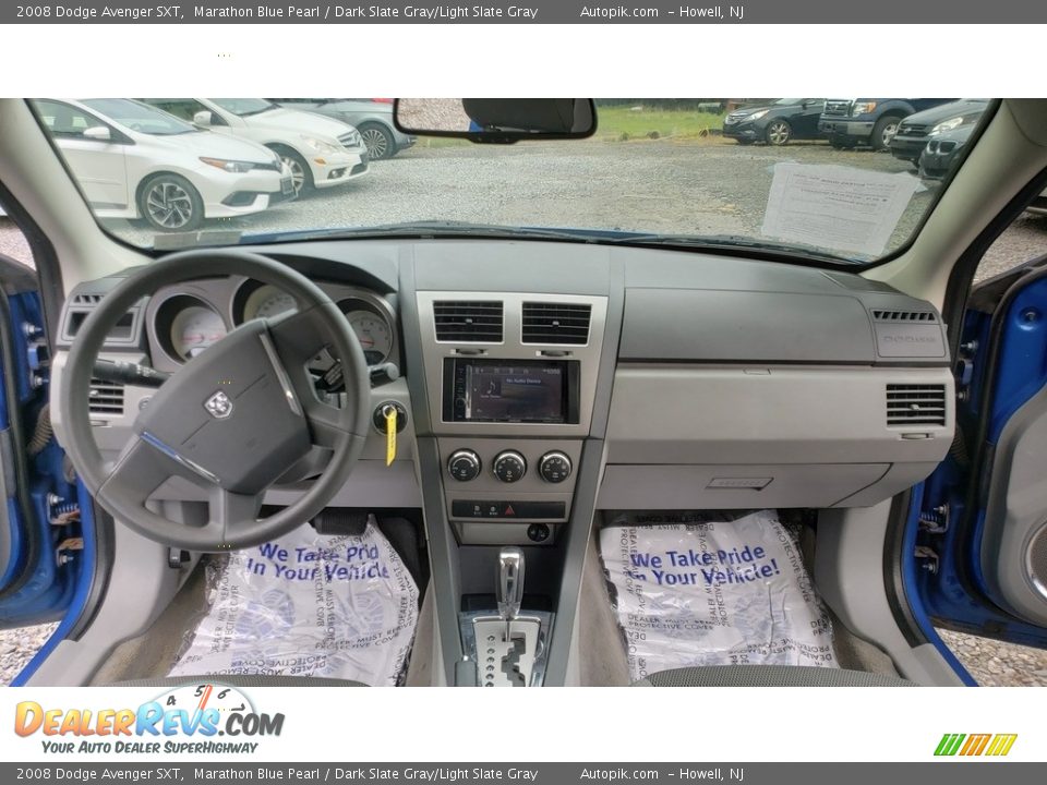 2008 Dodge Avenger SXT Marathon Blue Pearl / Dark Slate Gray/Light Slate Gray Photo #18