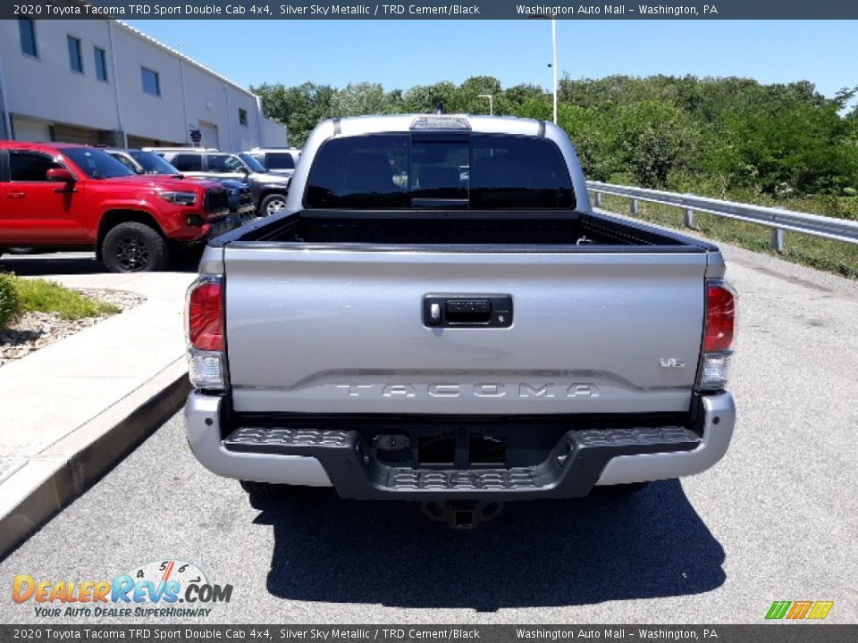 2020 Toyota Tacoma TRD Sport Double Cab 4x4 Silver Sky Metallic / TRD Cement/Black Photo #29