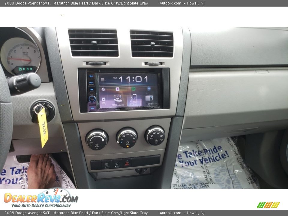 2008 Dodge Avenger SXT Marathon Blue Pearl / Dark Slate Gray/Light Slate Gray Photo #21