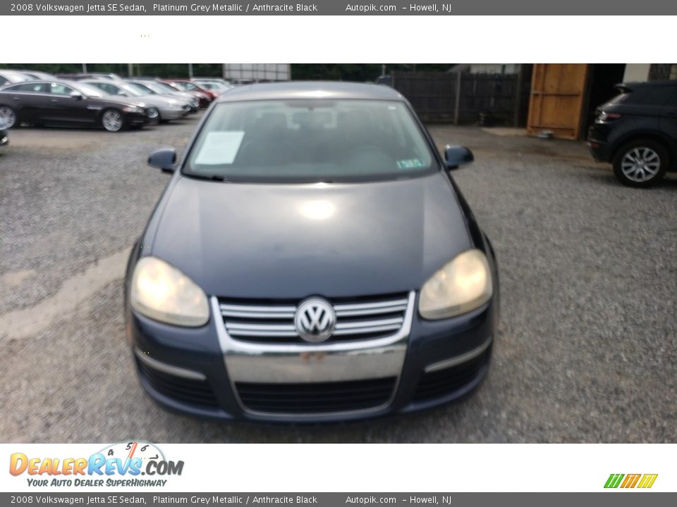 2008 Volkswagen Jetta SE Sedan Platinum Grey Metallic / Anthracite Black Photo #4