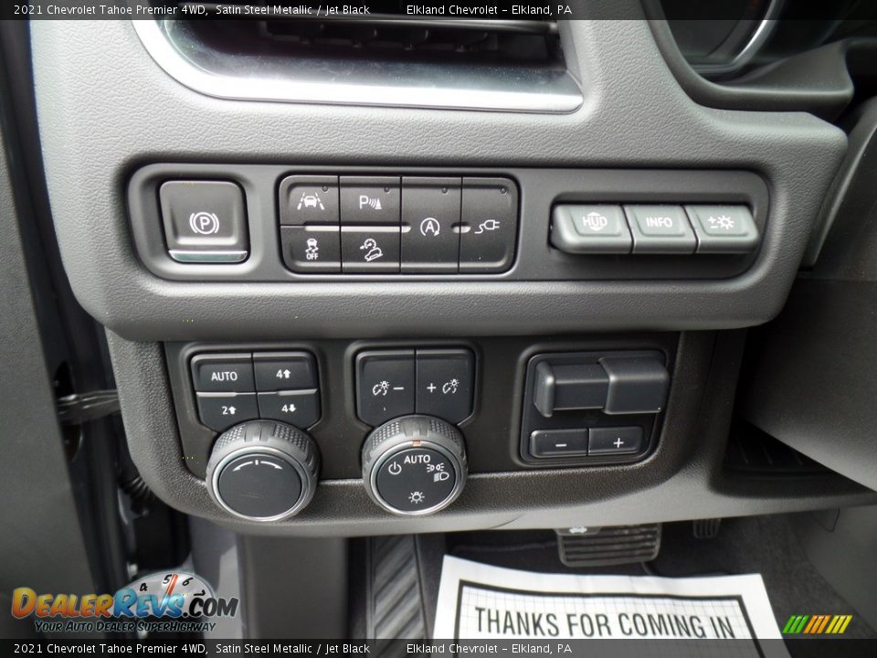 Controls of 2021 Chevrolet Tahoe Premier 4WD Photo #24