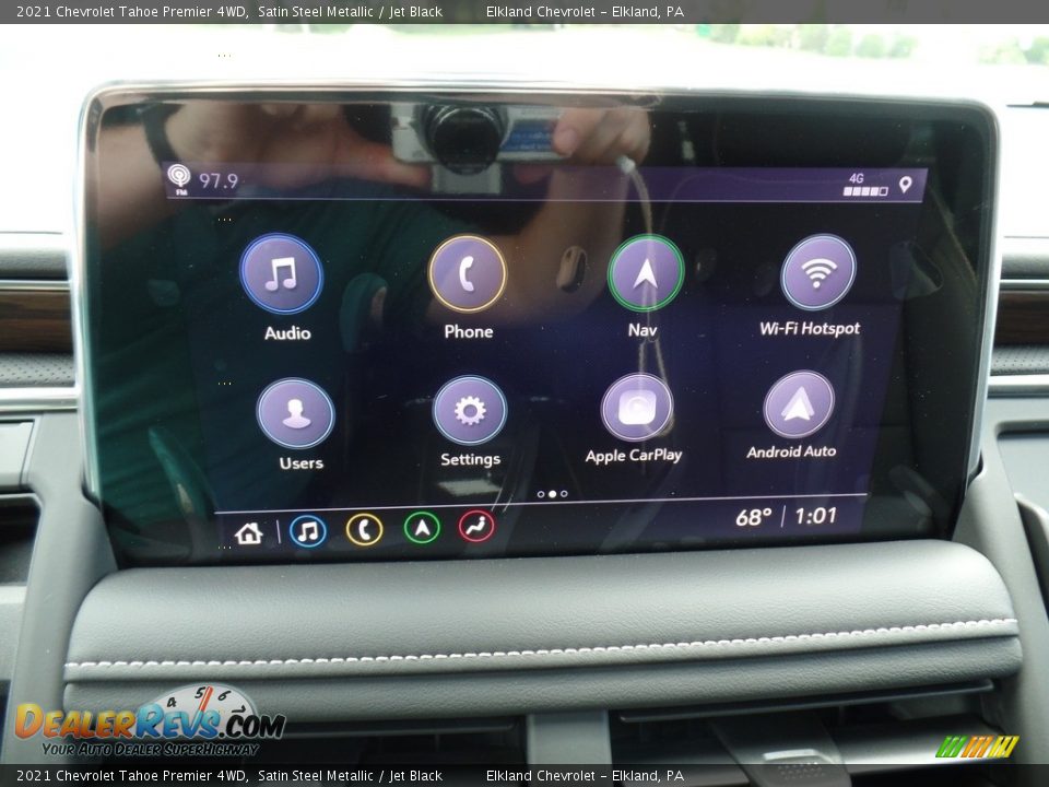 2021 Chevrolet Tahoe Premier 4WD Satin Steel Metallic / Jet Black Photo #31