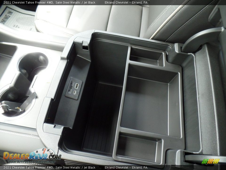 2021 Chevrolet Tahoe Premier 4WD Satin Steel Metallic / Jet Black Photo #36