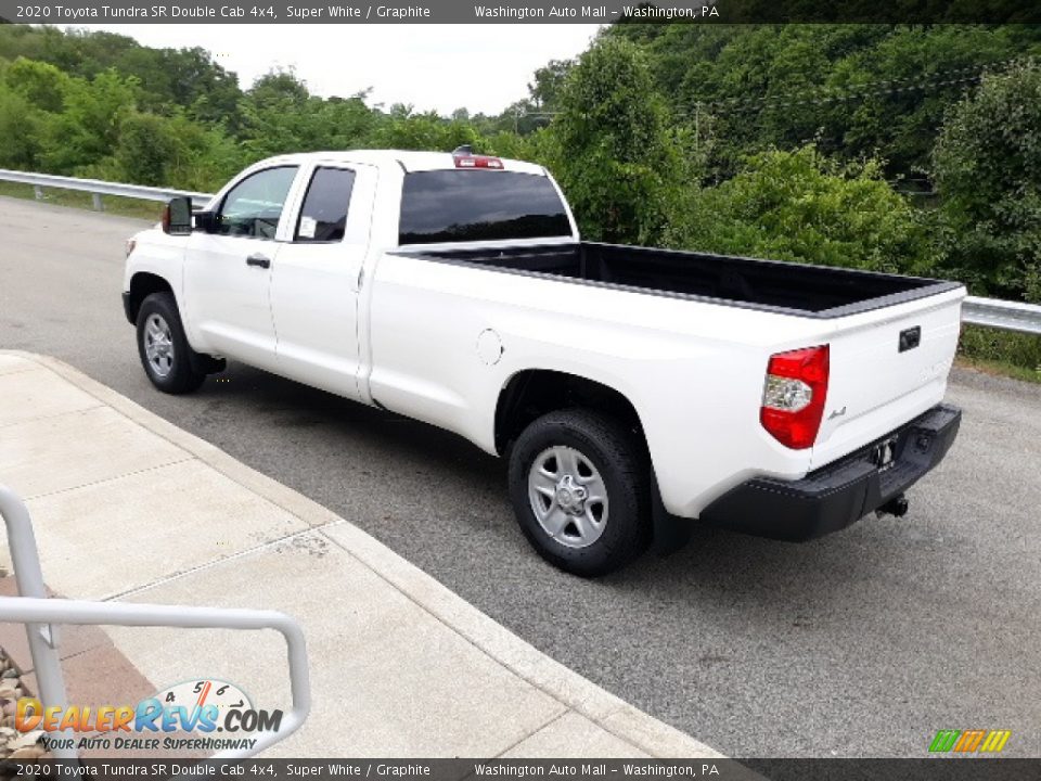 2020 Toyota Tundra SR Double Cab 4x4 Super White / Graphite Photo #2