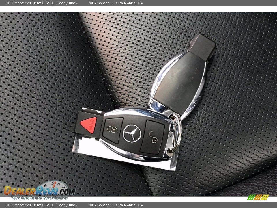 2018 Mercedes-Benz G 550 Black / Black Photo #11