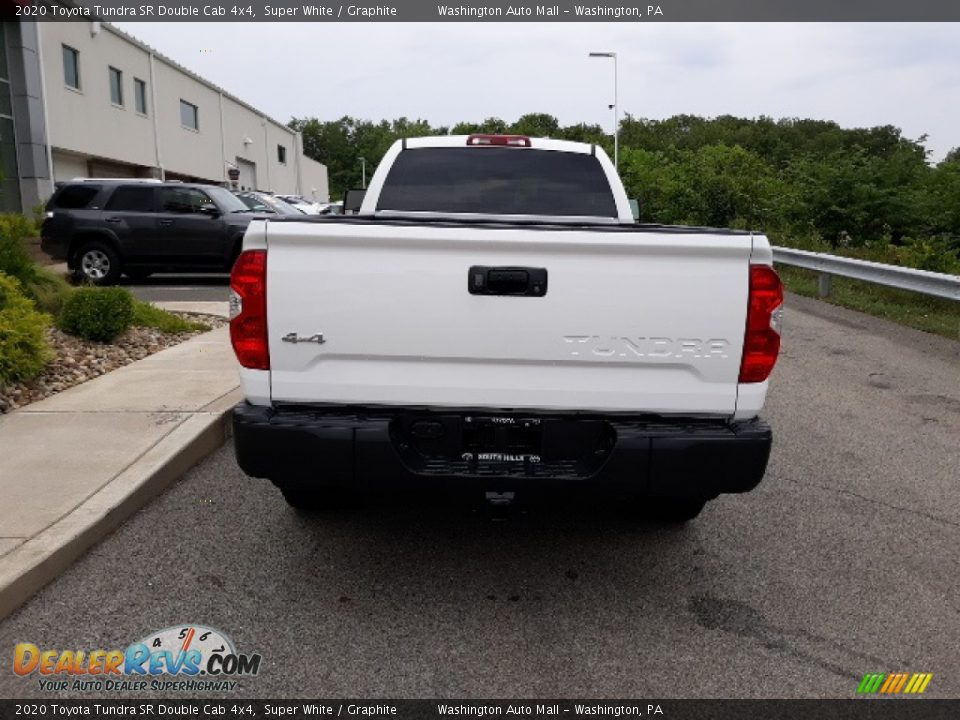 2020 Toyota Tundra SR Double Cab 4x4 Super White / Graphite Photo #27