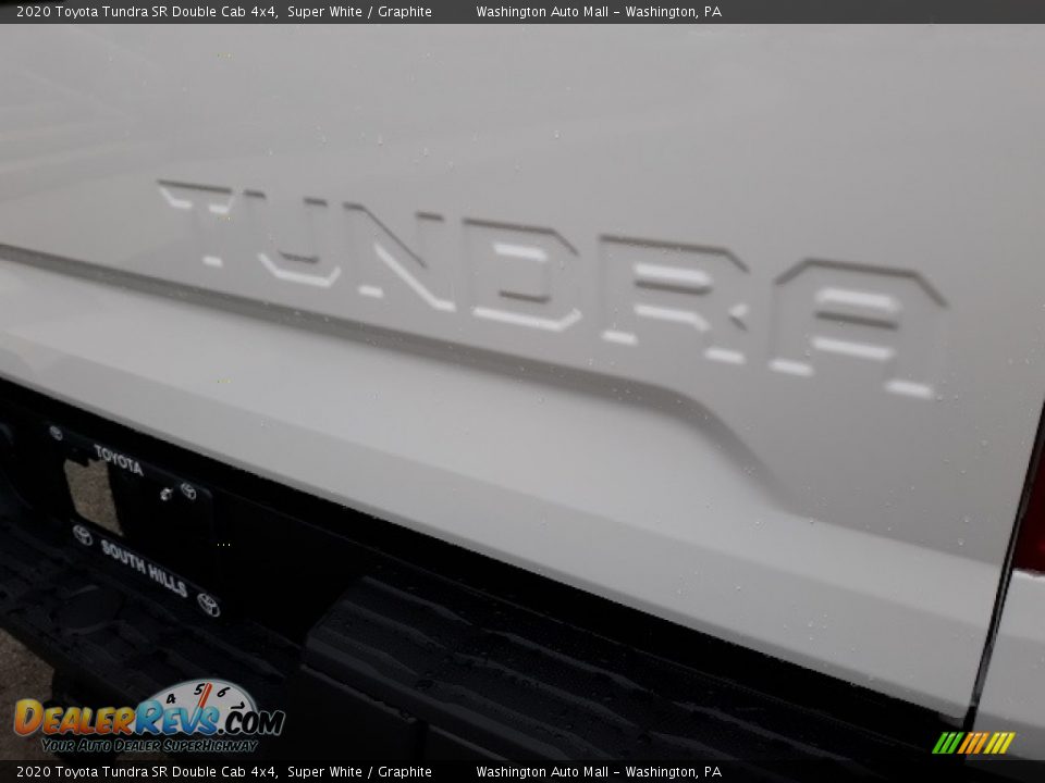 2020 Toyota Tundra SR Double Cab 4x4 Super White / Graphite Photo #30