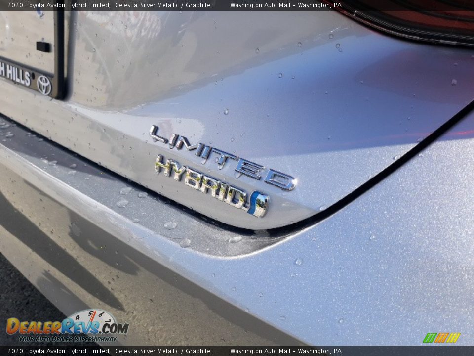 2020 Toyota Avalon Hybrid Limited Celestial Silver Metallic / Graphite Photo #18