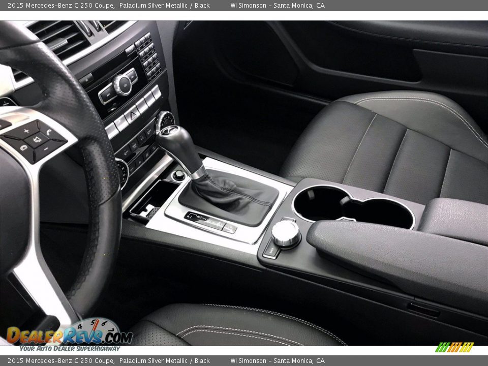2015 Mercedes-Benz C 250 Coupe Paladium Silver Metallic / Black Photo #23