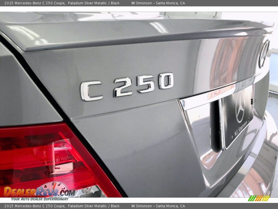 2015 Mercedes-Benz C 250 Coupe Paladium Silver Metallic / Black Photo #27