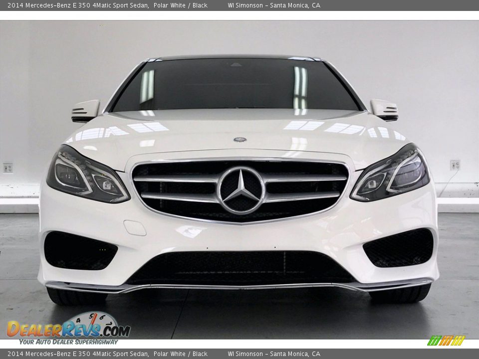 2014 Mercedes-Benz E 350 4Matic Sport Sedan Polar White / Black Photo #2