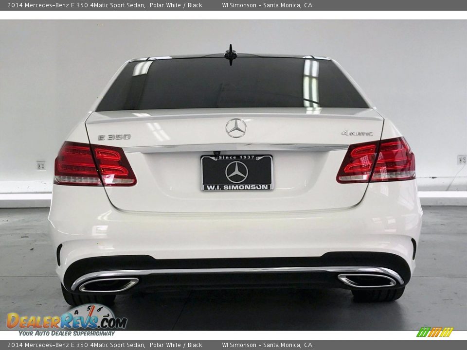 2014 Mercedes-Benz E 350 4Matic Sport Sedan Polar White / Black Photo #3