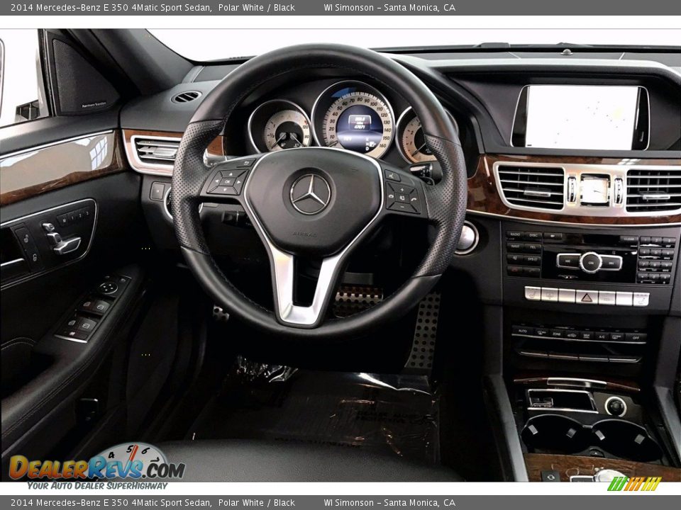 2014 Mercedes-Benz E 350 4Matic Sport Sedan Polar White / Black Photo #4