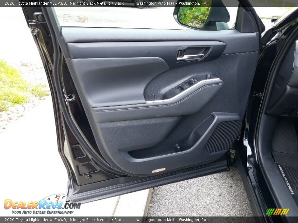 2020 Toyota Highlander XLE AWD Midnight Black Metallic / Black Photo #20