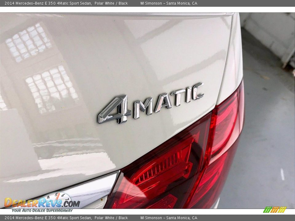 2014 Mercedes-Benz E 350 4Matic Sport Sedan Polar White / Black Photo #7