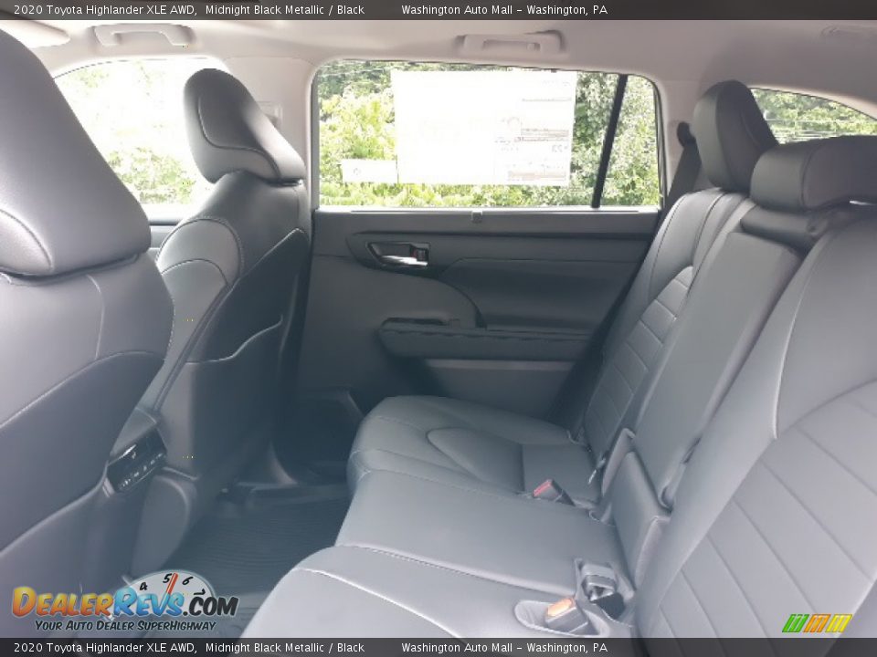 2020 Toyota Highlander XLE AWD Midnight Black Metallic / Black Photo #22