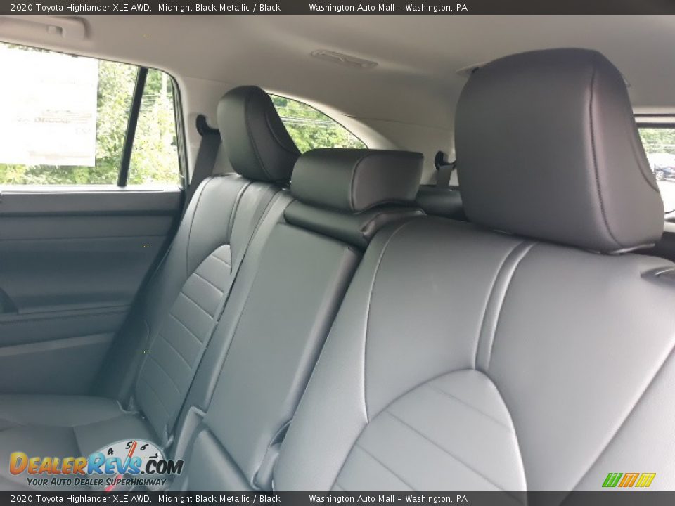 2020 Toyota Highlander XLE AWD Midnight Black Metallic / Black Photo #23