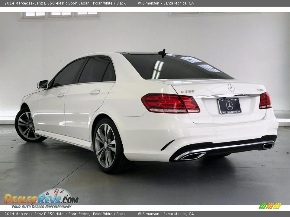 2014 Mercedes-Benz E 350 4Matic Sport Sedan Polar White / Black Photo #10