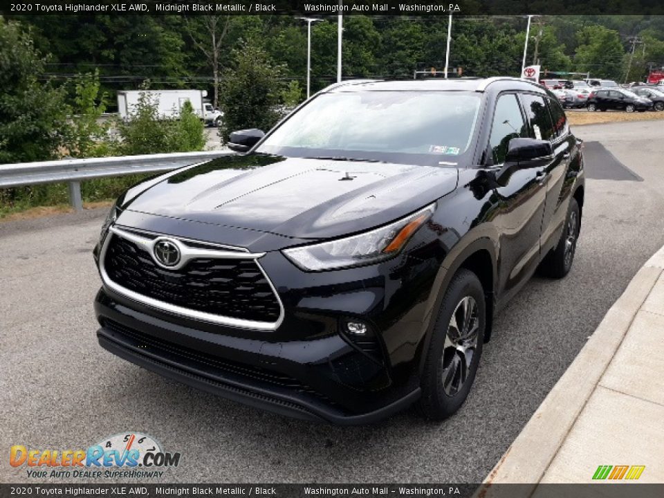 2020 Toyota Highlander XLE AWD Midnight Black Metallic / Black Photo #26