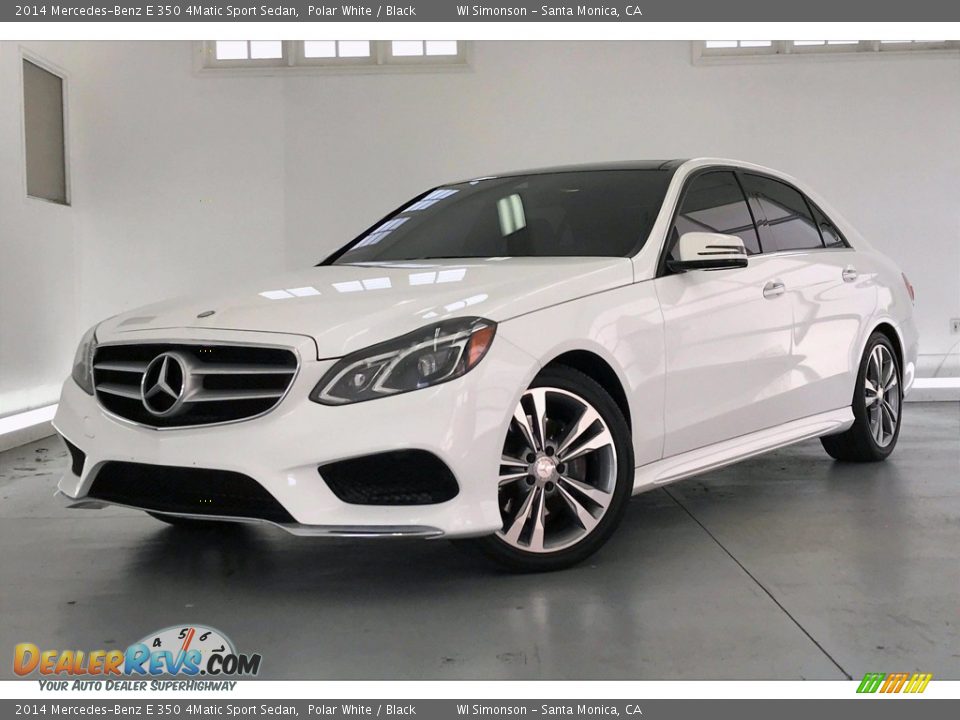 2014 Mercedes-Benz E 350 4Matic Sport Sedan Polar White / Black Photo #12