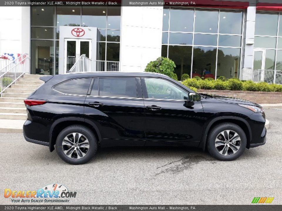 2020 Toyota Highlander XLE AWD Midnight Black Metallic / Black Photo #29
