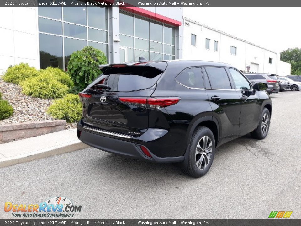 2020 Toyota Highlander XLE AWD Midnight Black Metallic / Black Photo #30