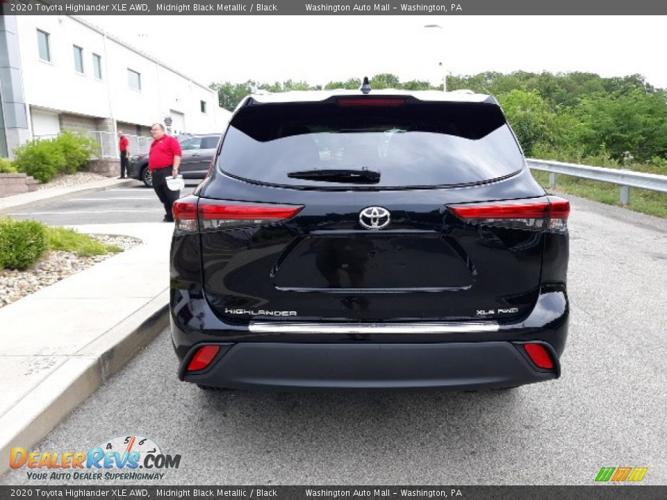 2020 Toyota Highlander XLE AWD Midnight Black Metallic / Black Photo #31