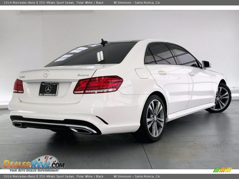 2014 Mercedes-Benz E 350 4Matic Sport Sedan Polar White / Black Photo #16