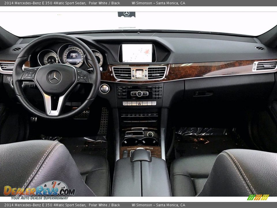 2014 Mercedes-Benz E 350 4Matic Sport Sedan Polar White / Black Photo #17