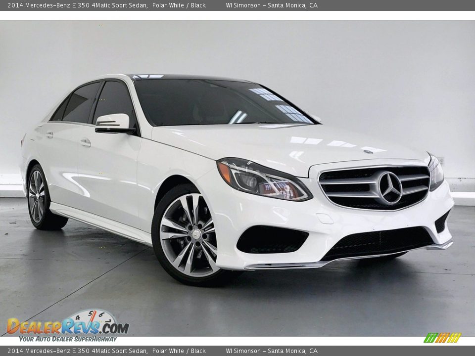 2014 Mercedes-Benz E 350 4Matic Sport Sedan Polar White / Black Photo #34