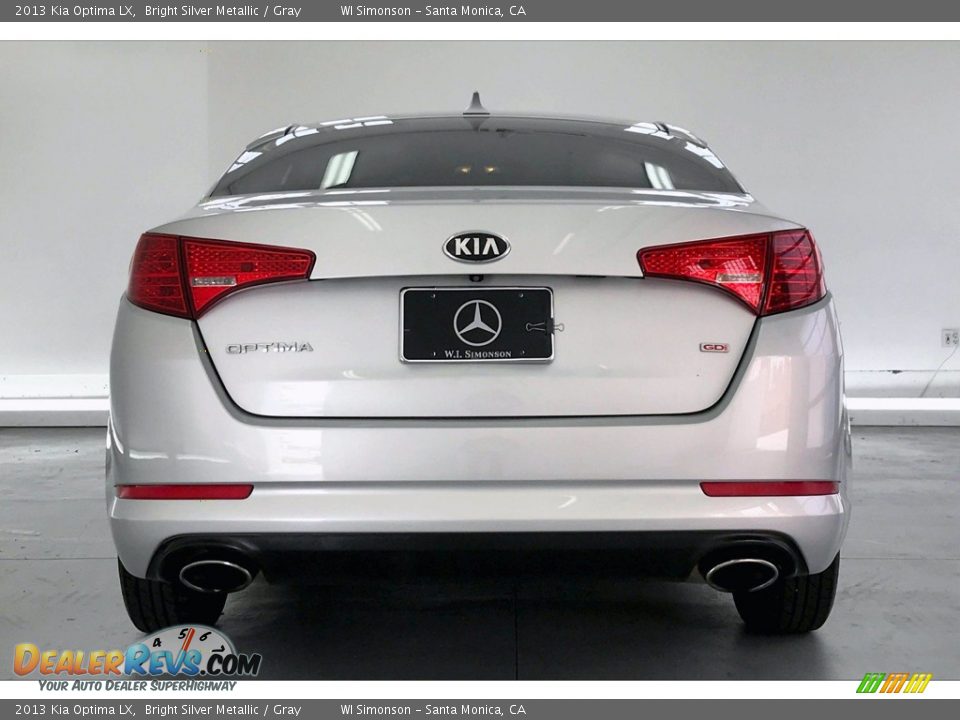 2013 Kia Optima LX Bright Silver Metallic / Gray Photo #3