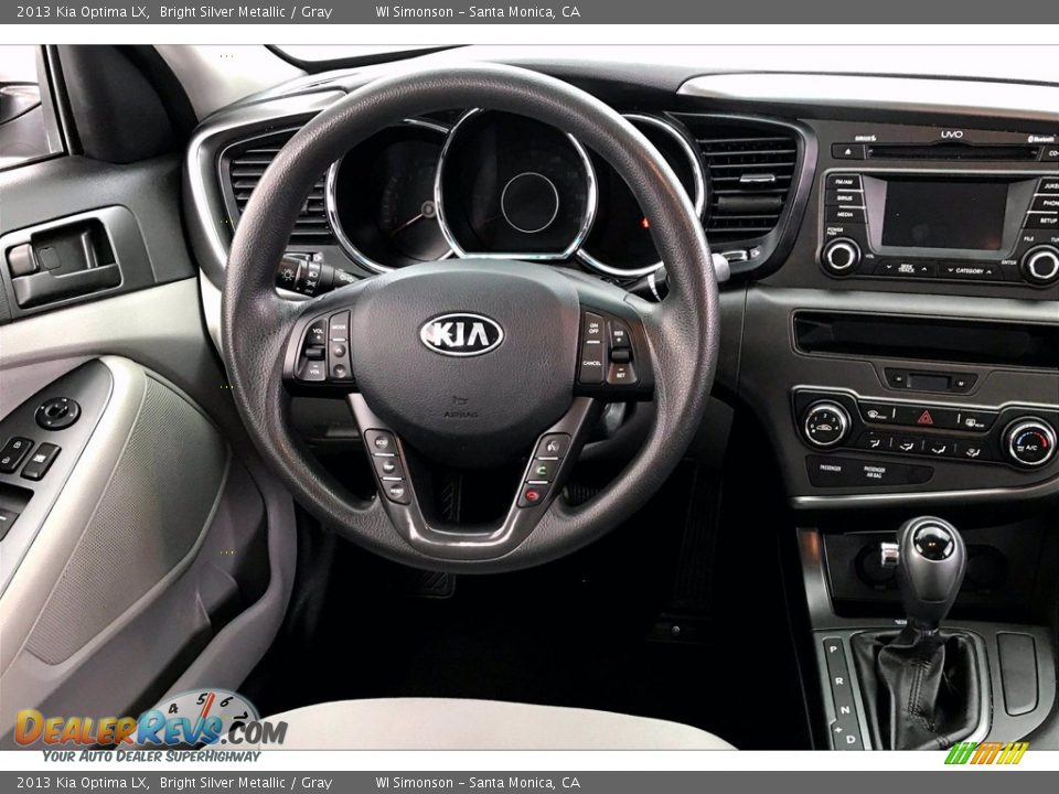 2013 Kia Optima LX Bright Silver Metallic / Gray Photo #4