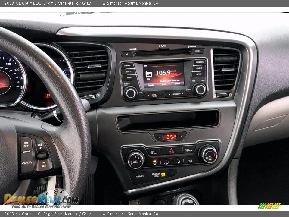 2013 Kia Optima LX Bright Silver Metallic / Gray Photo #5