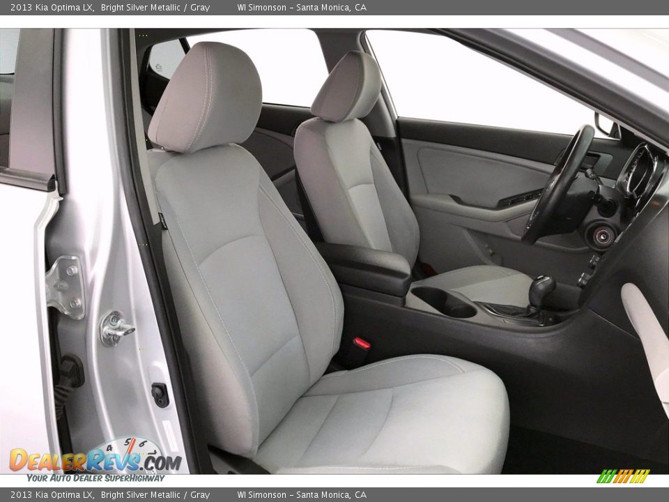 2013 Kia Optima LX Bright Silver Metallic / Gray Photo #6