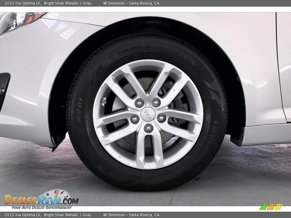 2013 Kia Optima LX Bright Silver Metallic / Gray Photo #8