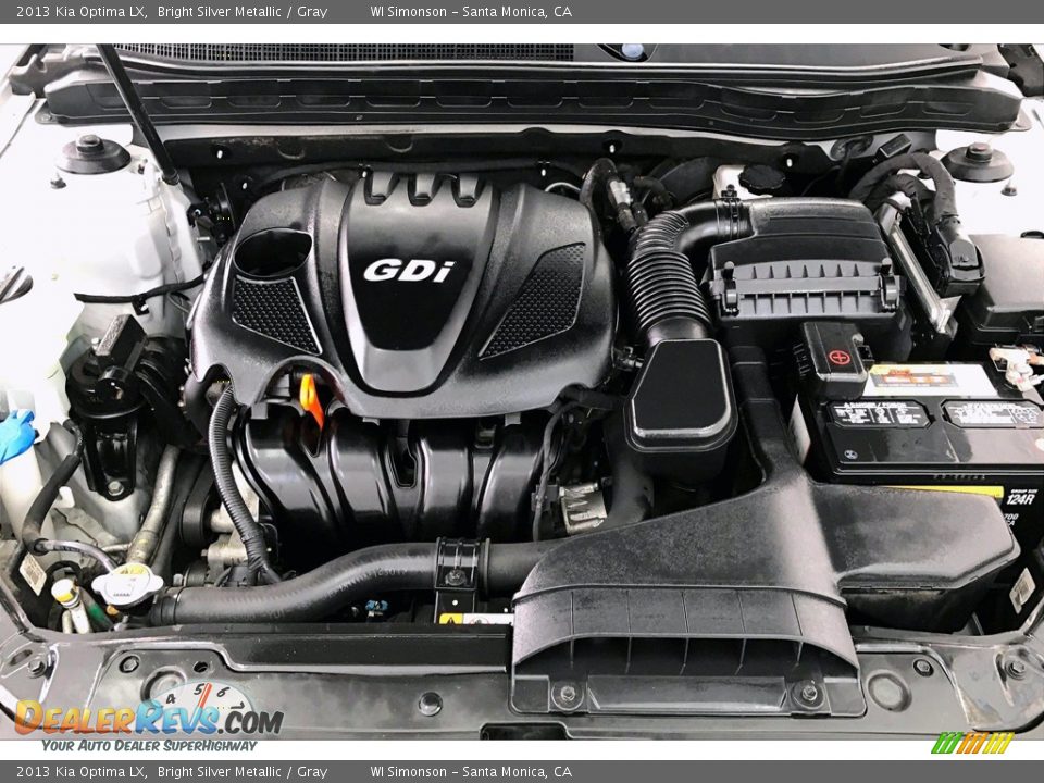 2013 Kia Optima LX Bright Silver Metallic / Gray Photo #9
