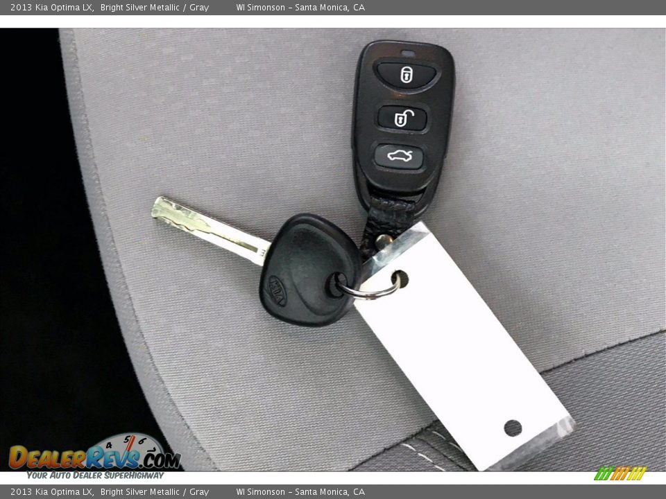 2013 Kia Optima LX Bright Silver Metallic / Gray Photo #11