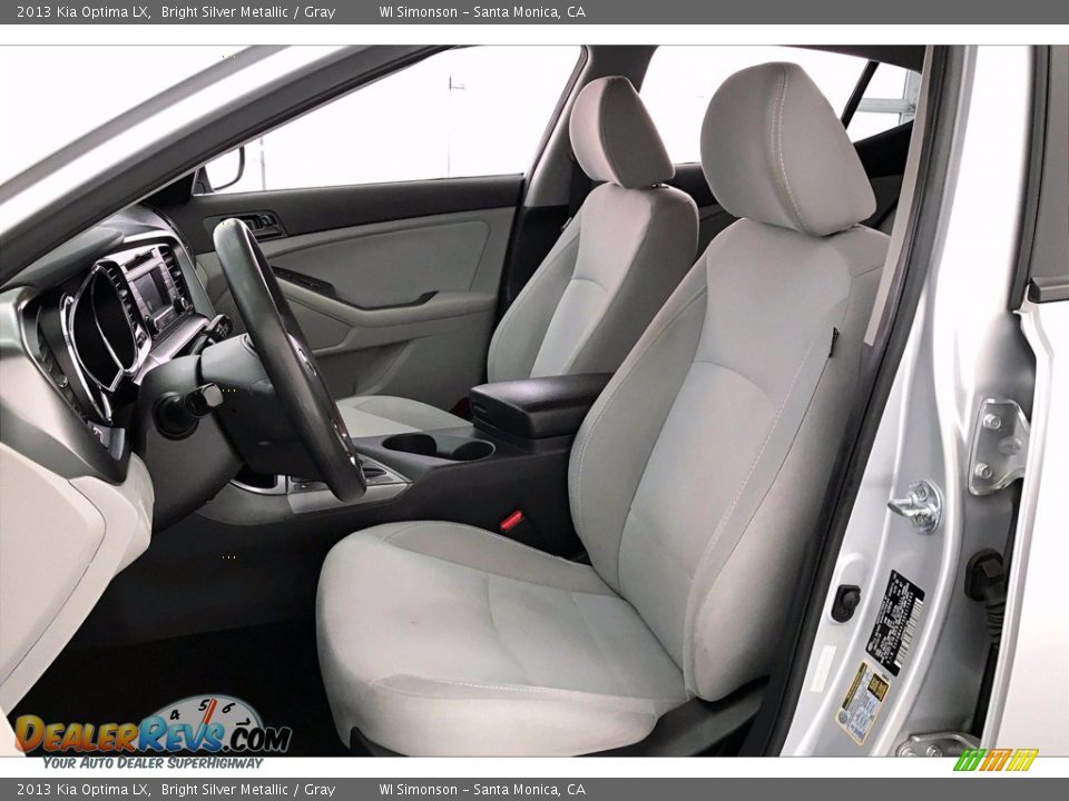2013 Kia Optima LX Bright Silver Metallic / Gray Photo #14
