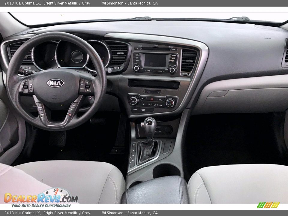 2013 Kia Optima LX Bright Silver Metallic / Gray Photo #17