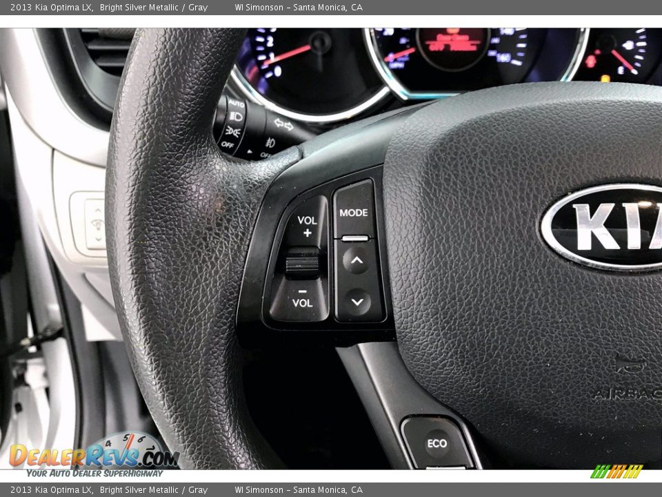 2013 Kia Optima LX Bright Silver Metallic / Gray Photo #18