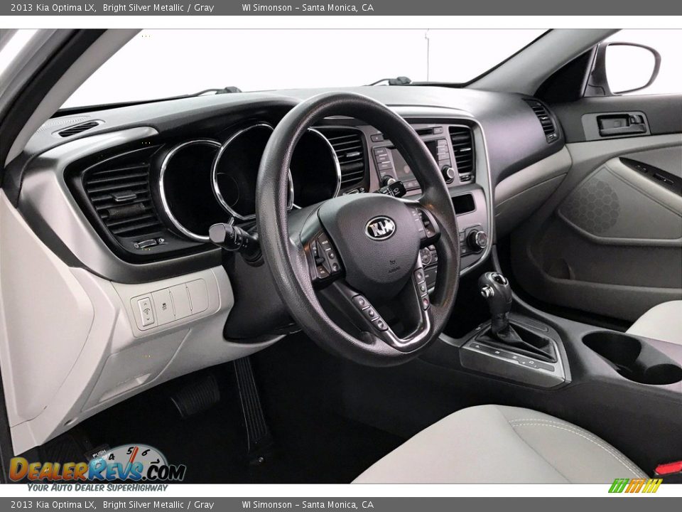 2013 Kia Optima LX Bright Silver Metallic / Gray Photo #22