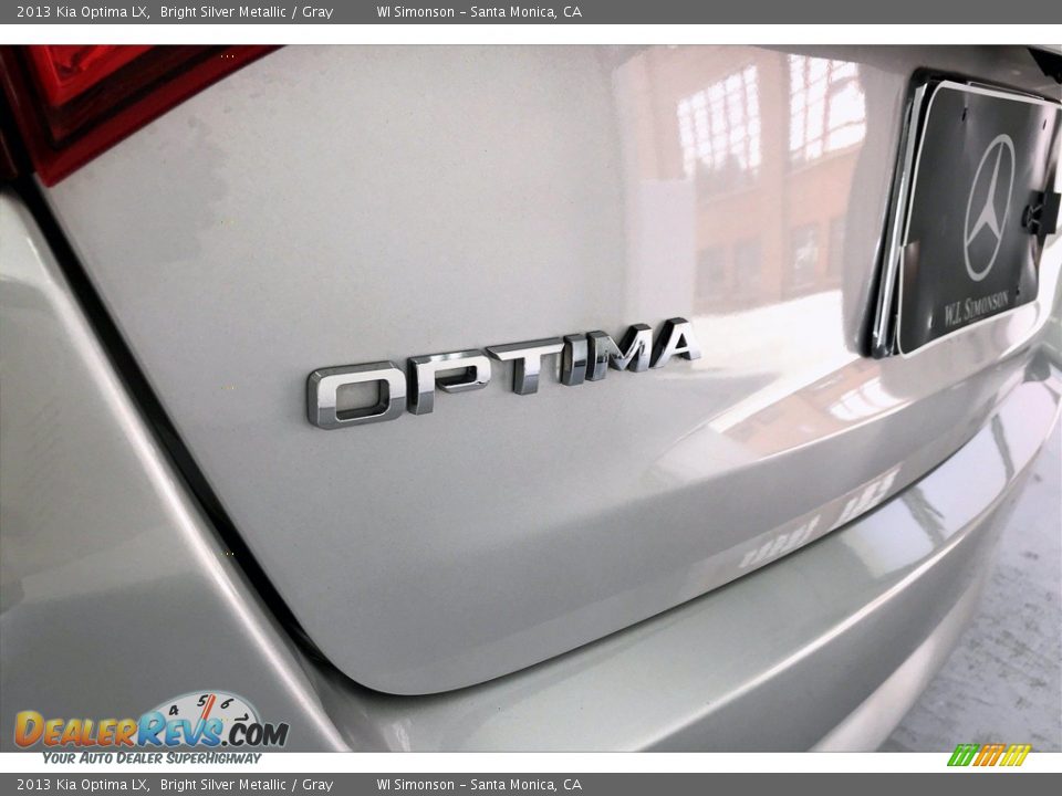 2013 Kia Optima LX Bright Silver Metallic / Gray Photo #27