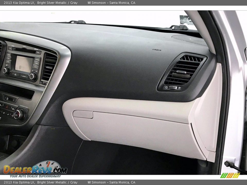 2013 Kia Optima LX Bright Silver Metallic / Gray Photo #28